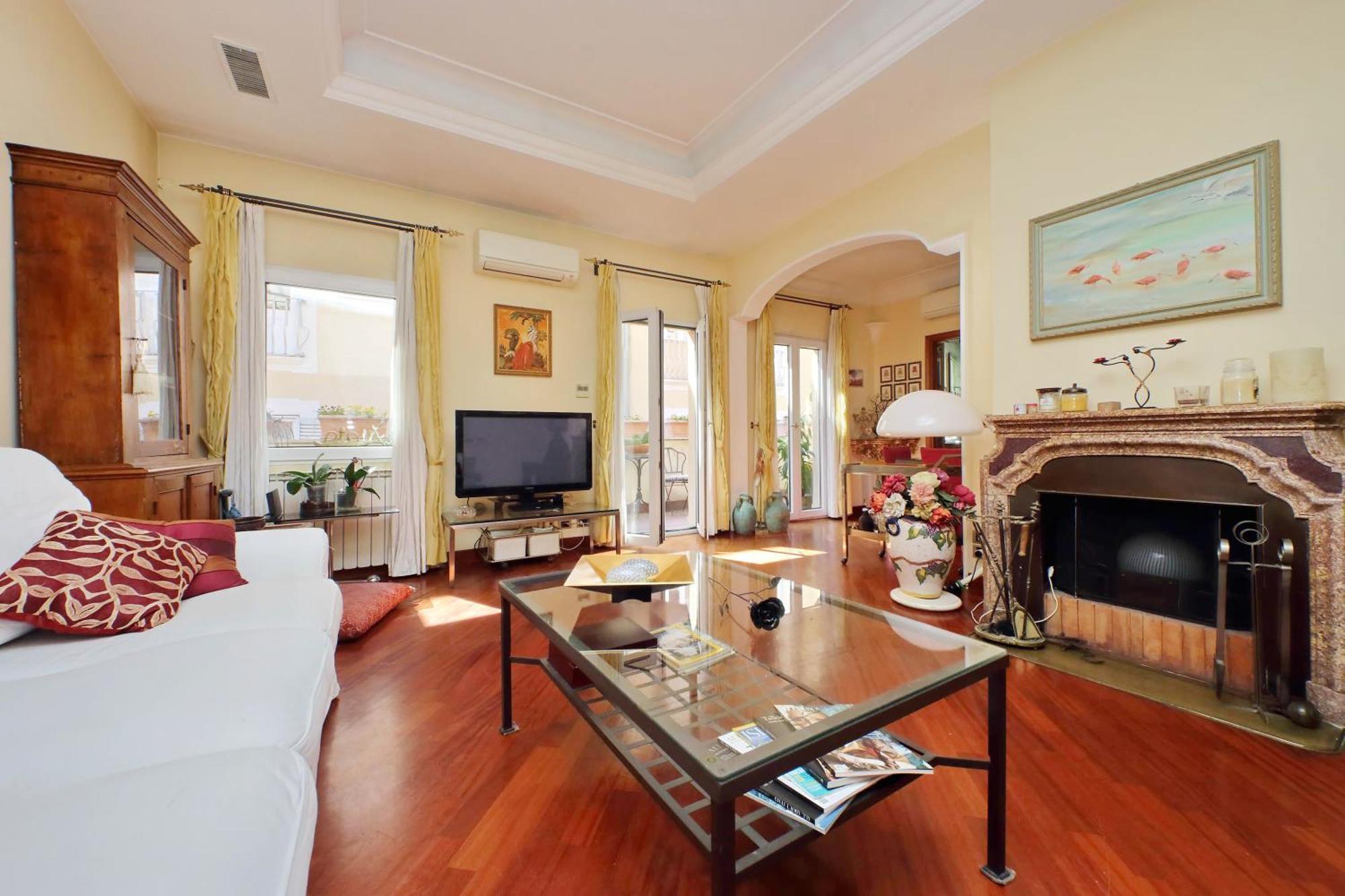 4Bnb - Luxury Trevi Apartment W Terrace Rzym Zewnętrze zdjęcie